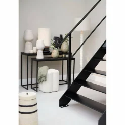 Light en Living Poef 38x38x45 cm NALANI bouclé crème Online