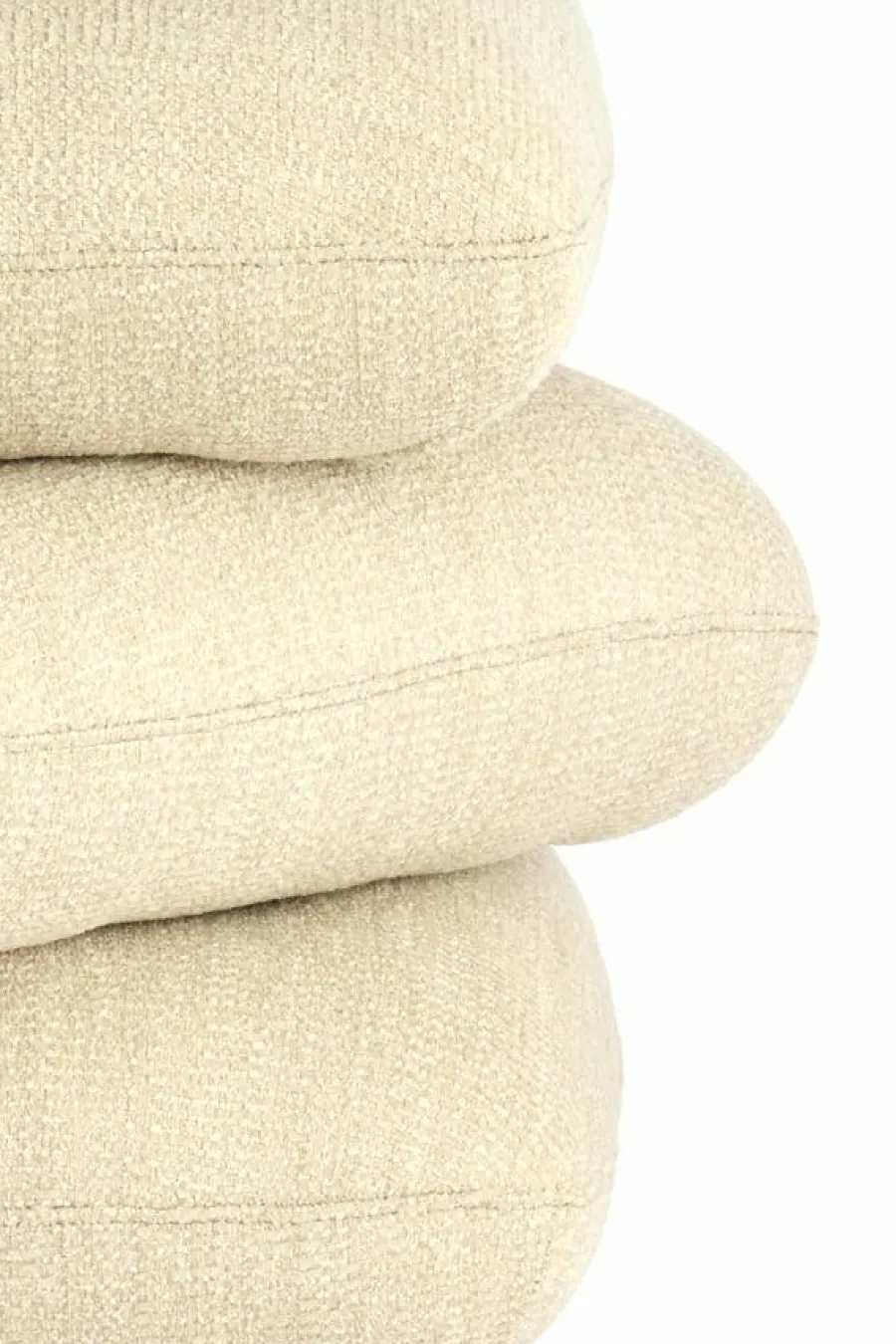 Light en Living Poef 44,5x44,5x44,5 cm LAURIE - crème New