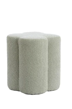 Light en Living Poef 38x38x45 cm NALANI mint groen Online