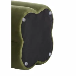 Light en Living Poef 38x38x45 cm NALANI olijf groen Best