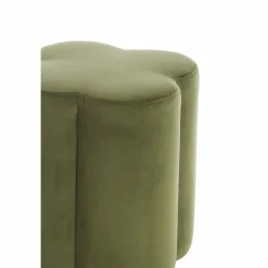 Light en Living Poef 38x38x45 cm NALANI olijf groen Best