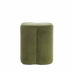 Light en Living Poef 38x38x45 cm NALANI olijf groen Best
