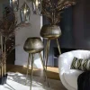 Light en Living Pot op voet deco Ø44x124 cm MARIELLE goud Hot