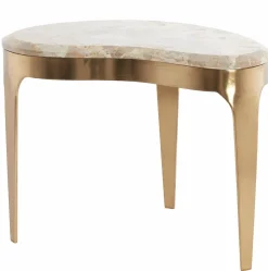 Light en Living Salontafel Giulio 65x39x41 cm – Taupe Marmer & Antique Bronze | Light & Living Online