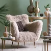 Light en Living Salontafel GIULIO 51x33x36 cm – Taupe Marmer & Antique Bronze | Light & Living Clearance