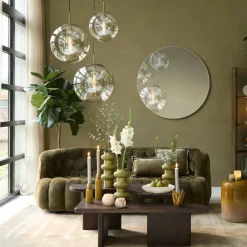 Light en Living Salontafel Set van 2 Crato Acacia hout Choco Bruin Best