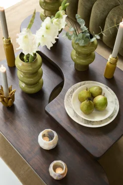 Light en Living Salontafel Set van 2 Crato Acacia hout Choco Bruin Best