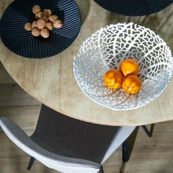 Light en Living Schaal Ø34x3,5 cm MATANCITA mat zwart Best