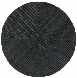 Light en Living Schaal Ø34x3,5 cm MATANCITA mat zwart Best