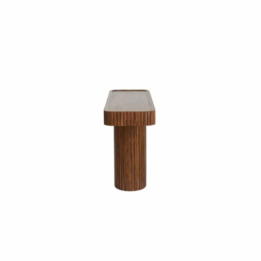 Light en Living Sidetable 154x39x76,5 cm KIOTO acacia hout bruin Discount