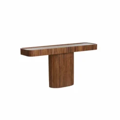 Light en Living Sidetable 154x39x76,5 cm KIOTO acacia hout bruin Discount