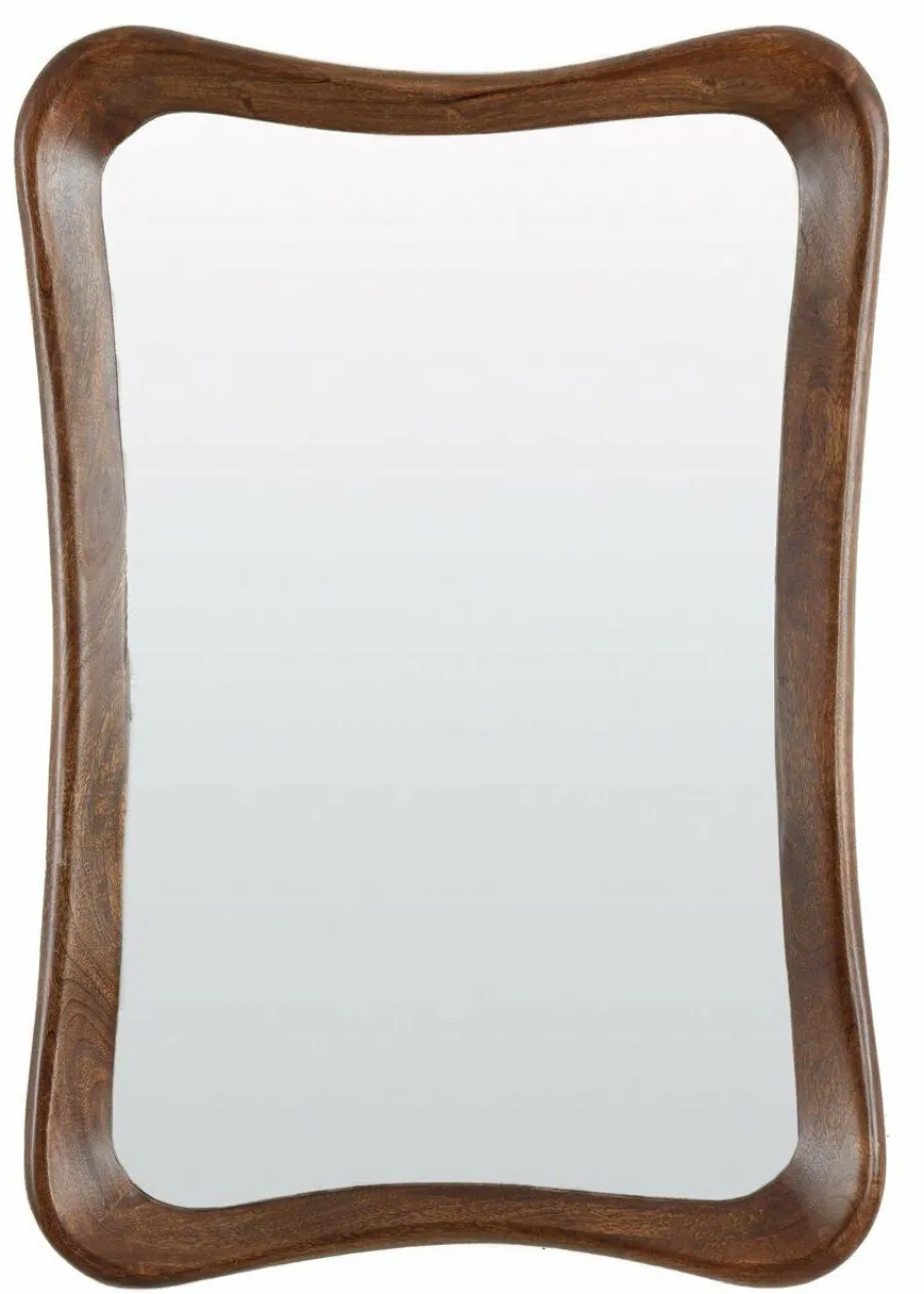 Light en Living Spiegel 68x6x100 cm ALAMOS hout roodbruin New