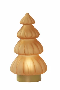 Light en Living Tafellamp LED Ø15x28 cm TREE glas mat oranje Discount