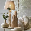Light en Living Tafellamp Ø31x70 cm ESPINO crème+naturel Clearance