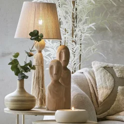 Light en Living Tafellamp Ø31x70 cm ESPINO crème+naturel Clearance