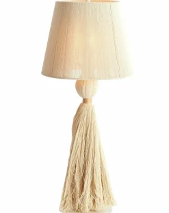 Light en Living Tafellamp Ø31x70 cm ESPINO crème+naturel Clearance