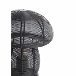 Light en Living Tafellamp Ø20x24 cm MUSHROOM mat zwart Outlet