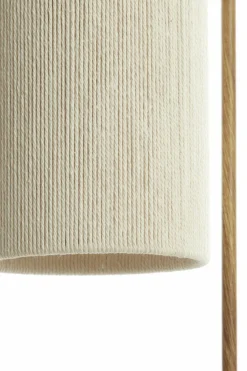 Light en Living Tafellamp 26x20x59,5 cm DONIO hout print naturel+touw crème Sale