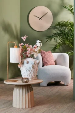 Light en Living Tafellamp 26x20x59,5 cm DONIO hout print naturel+touw crème Sale