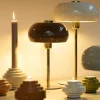 Light en Living Tafellamp Ø26x47 cm SURIN glans crème+goud New