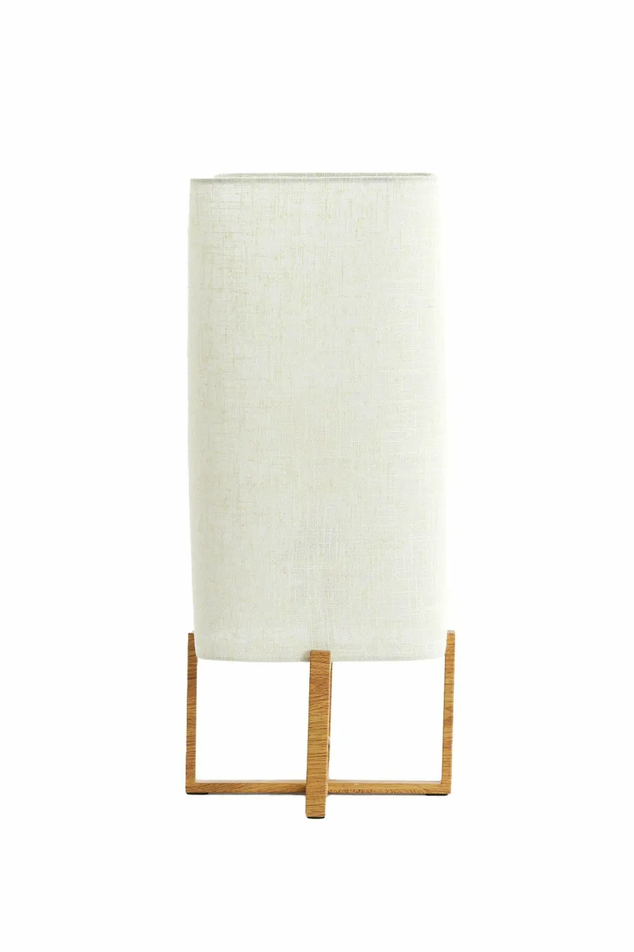 Light en Living Tafellamp 21,5X21,5X50,5 Cm WYN hout Natur+Linen Creme Online