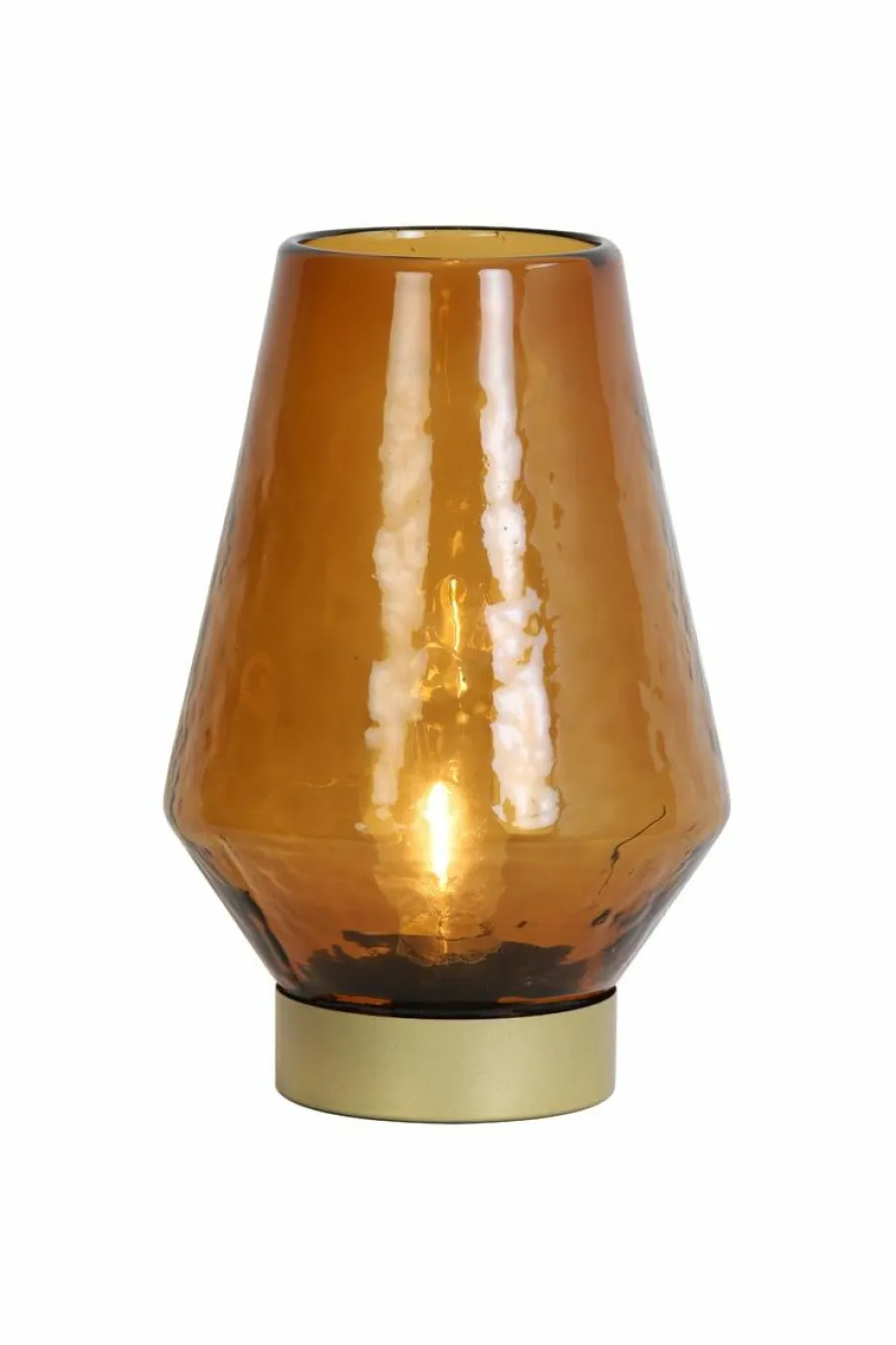 Light en Living Tafellamp LED JAYA glas bruin+goud Outlet
