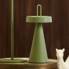 Light en Living Tafellamp LED Ø13x28,5 cm ANKENTA olijf groen Outlet