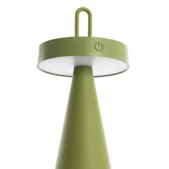 Light en Living Tafellamp LED Ø13x28,5 cm ANKENTA olijf groen Outlet