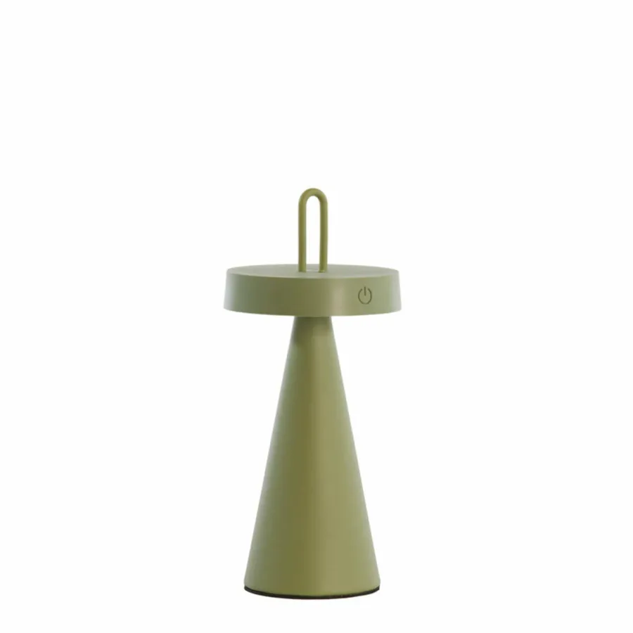 Light en Living Tafellamp LED Ø13x28,5 cm ANKENTA olijf groen Outlet