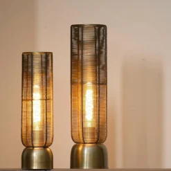 Light en Living Tafellamp Lezuza antiek brons - 2 maten Online
