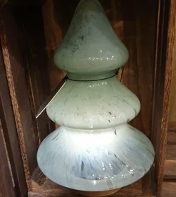 Light en Living Tafellamp LED Ø14x20 cm TREE glas mint groen+goud New