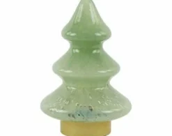 Light en Living Tafellamp LED Ø14x20 cm TREE glas mint groen+goud New