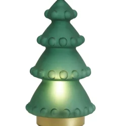 Light en Living Tafellamp LED Ø15x28.5 cm TREE mat groen-blauw+goud Discount