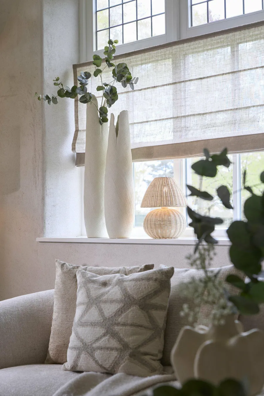 Light en Living Tafellamp Ø27,5x35 cm MAVON rattan naturel Best