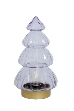 Light en Living Tafellamp LED Ø15x28 cm TREE lila-goud Clearance