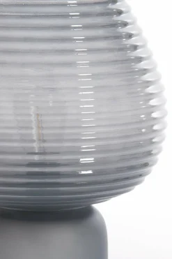 Light en Living Tafellamp LED Ø22x27 cm ALENNA glas grijs Best