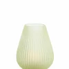 Light en Living Tafellamp LED TAJERA glas mat licht groen+goud - 2 afmetingen Outlet