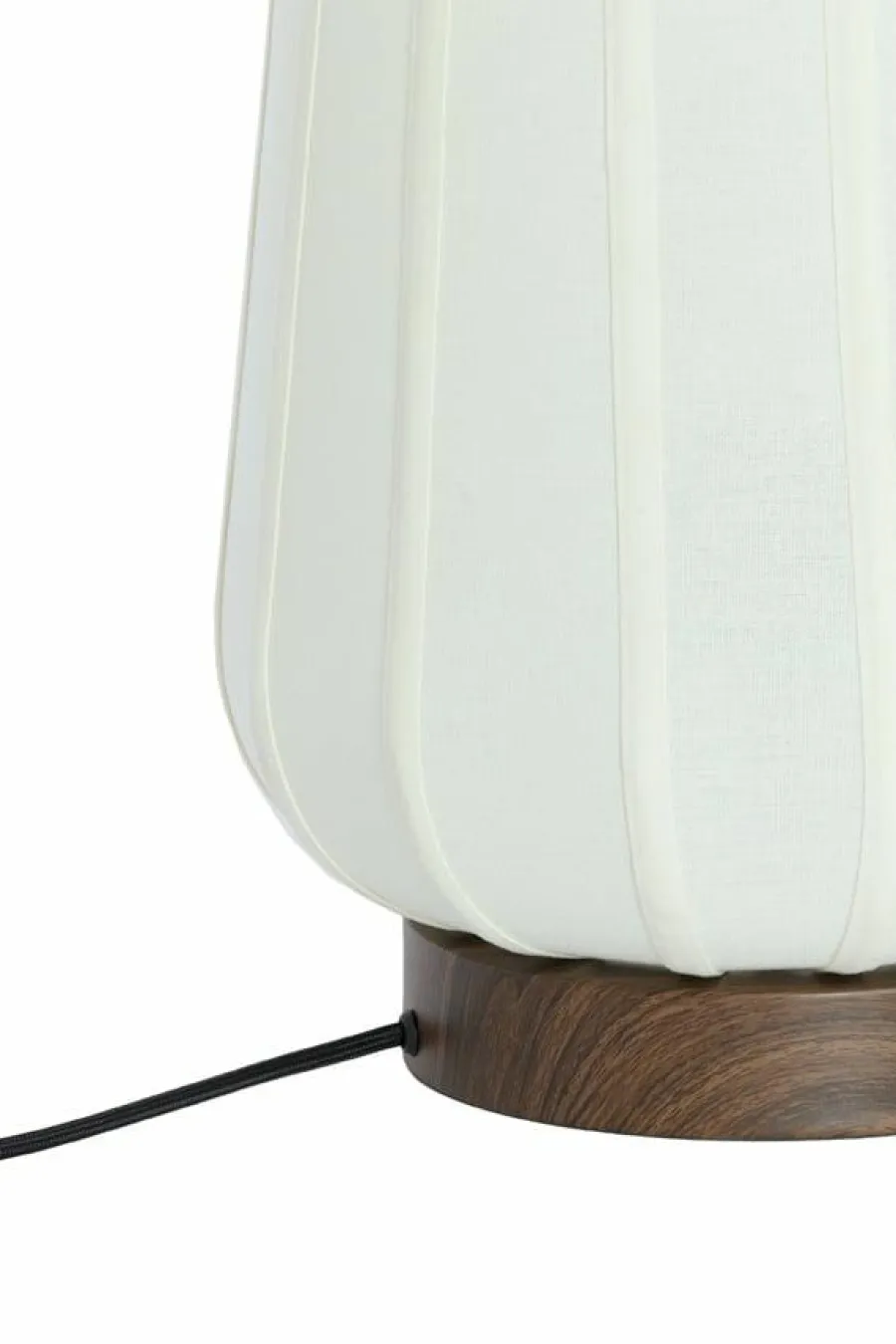 Light en Living Tafellamp Ø20x29 cm BIBURY hout print donker bruin+wit Outlet