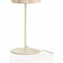 Light en Living Tafellamp Ø20x70 cm FRINGE naturel+crème Outlet