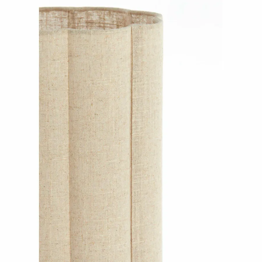 Light en Living Tafellamp Ø20x70 cm FRINGE naturel+crème Outlet