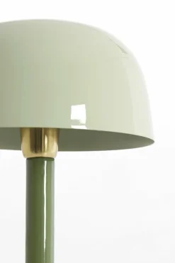 Light en Living Tafellamp Ø30x48 cm MARIVET olijf groen+licht groen Discount