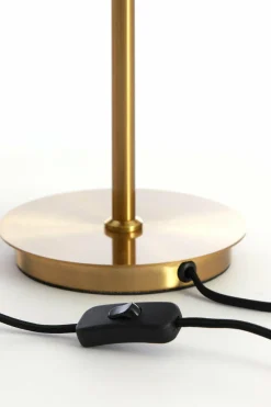 Light en Living Tafellamp Ø20x43 cm MEDINA glas smoke+goud Best