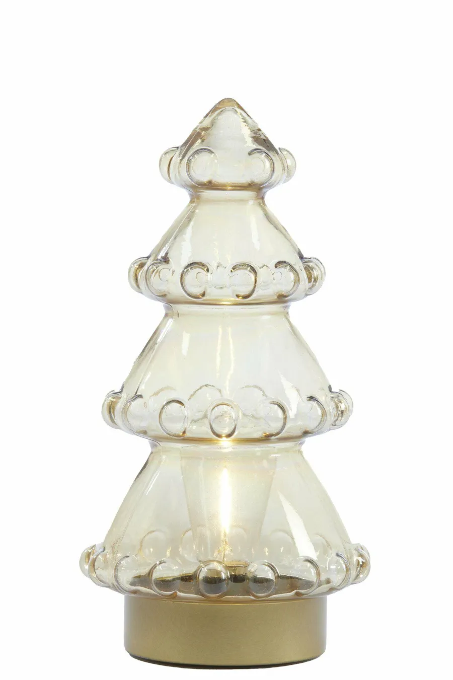 Light en Living Tafellamp LED Ø15x28.5 cm TREE olie geel+goud Discount