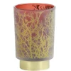 Light en Living Tafellamp LED Ø10x12,5 cm BRANCH glas steenrood-goud Discount