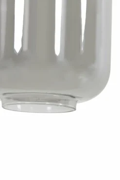 Light en Living Tafellamp 27x18x58 cm LEKAR antiek brons+smoke glas