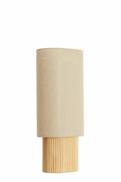 Light en Living Tafellamp 30x20x70 cm LASLO hout natural+linnen naturel Discount