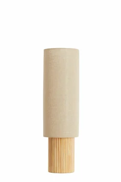 Light en Living Tafellamp 30x20x70 cm LASLO hout natural+linnen naturel Discount