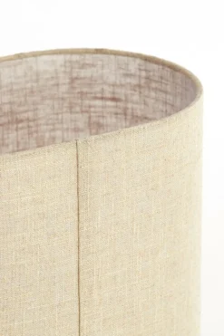 Light en Living Tafellamp 30x20x70 cm LASLO hout natural+linnen naturel Discount