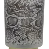 Light en Living Tafellamp LED SNAKE Glas Wit – Zwart klein Online