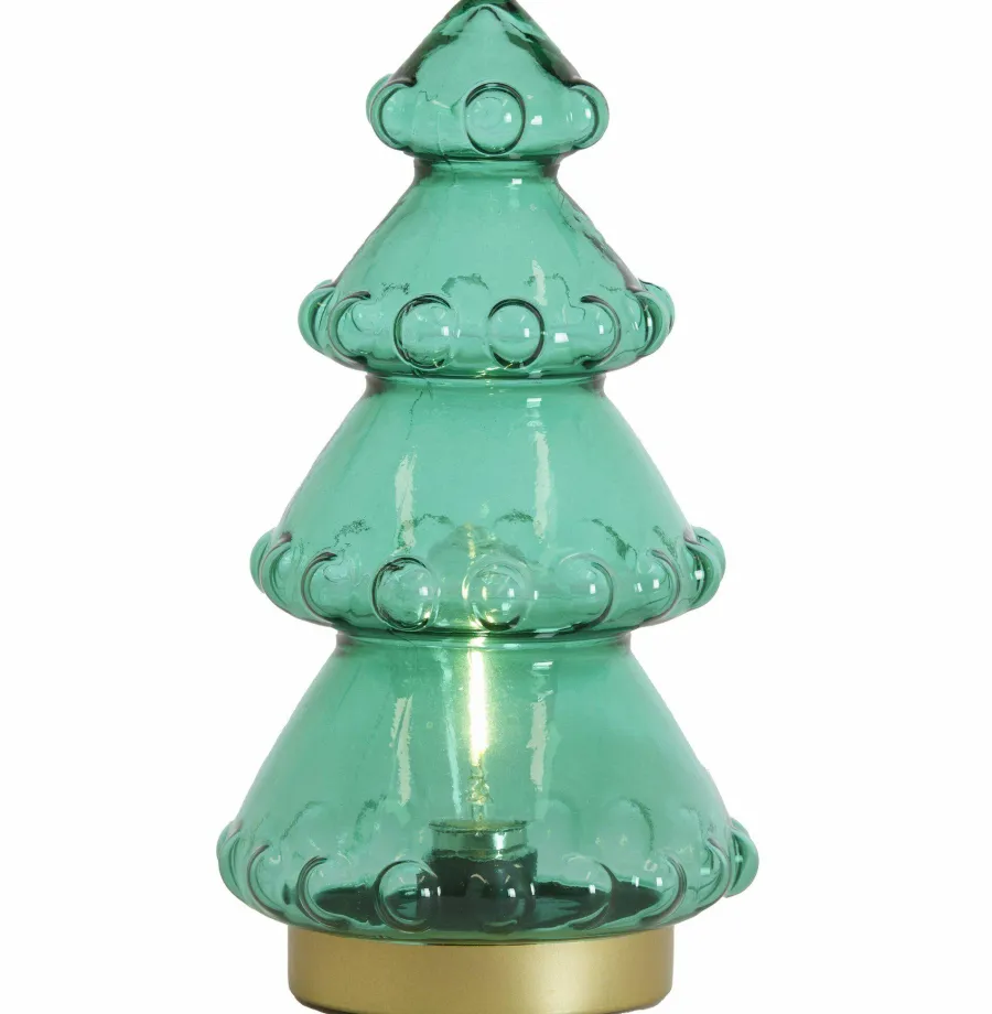 Light en Living Tafellamp LED Ø15x28.5 cm TREE groen-blauw+goud New